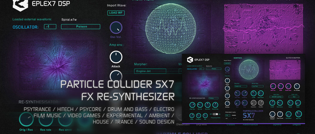 Particle Collider SX7 hybrid VSTi plug-in synthesizer