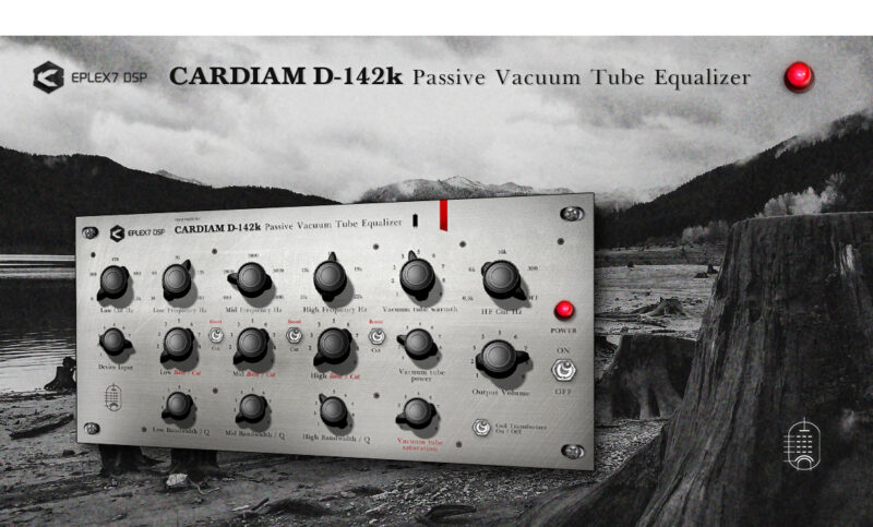 Eplex7 DSP Cardiam D-142k – vacuum tube passive parametric equalizer VST plugin