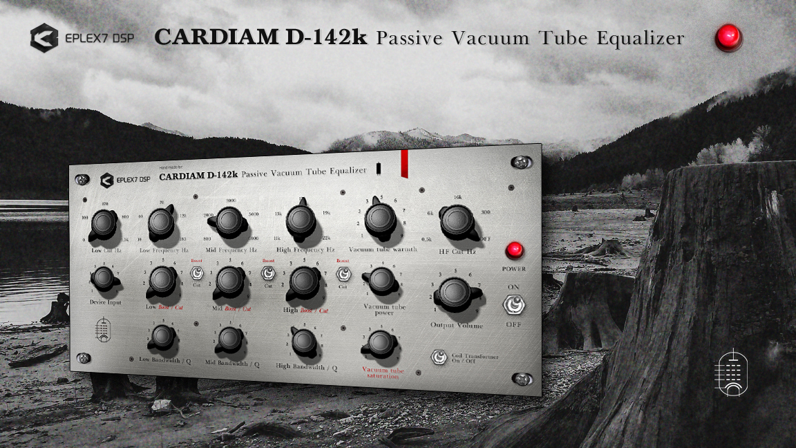 Eplex7 Cardiam D-142k – vacuum tube passive parametric equalizer VST