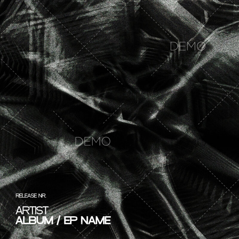 Dark techno album cover for sale