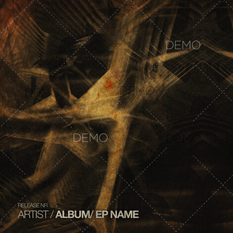 Dark techno cover design for sale