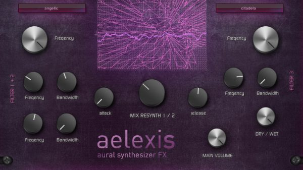 Aelexis Aural vocoding futuristic synthesizer VST effect plug-in from Eplex7