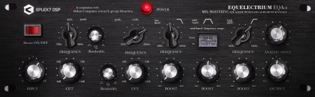 Equelectrium EQA-1 VST plugin equalizer with analog sound result