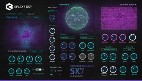 Eplex7 Particle Collider SX7 hybrid experimental fx synthesizer VSTi plug-in