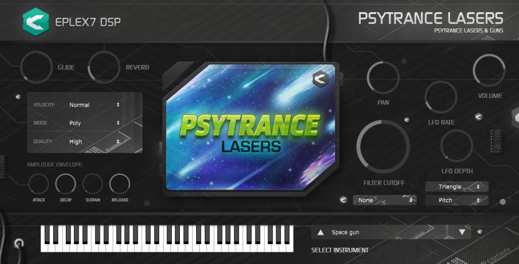 Psytrance lasers 1 – psy sound effects plugin instrument