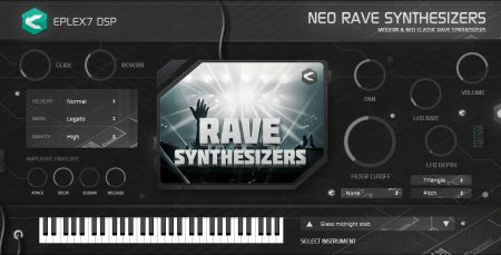 Eplex7 Rave synths 1 plugin instrument old-school 90s & modern rave synths and leads