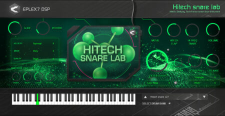 Eplex7 Hitech Snare Lab - snare drum instrument plugin VST / AU