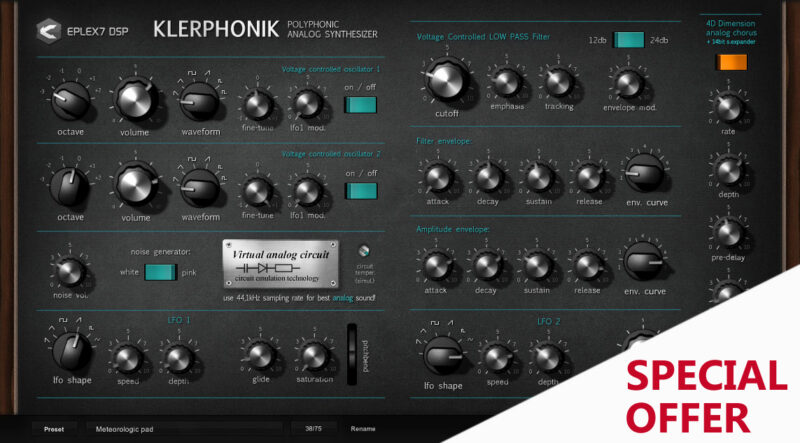Klerphonik polyphonic analog synthesizer - for Klerhaim N1 owner