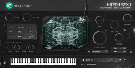 Eplex7 DSP Hitech SFX1 VST / AU Hi-tech plugin instrument (Win / Mac, 32 bit / 64 bit)