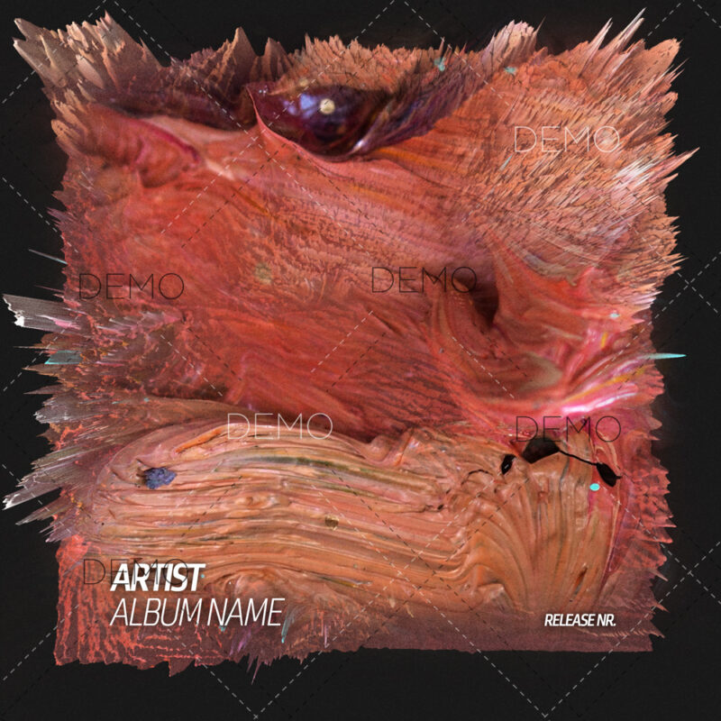 Hard techno cover design