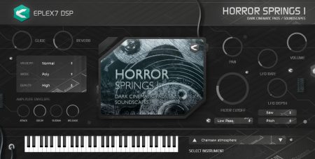 Eplex7 Horror springs 1 dark cinematic pads & soundscapes plugin instrument