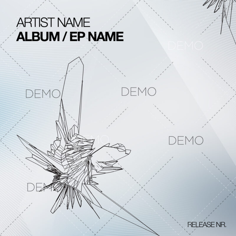 Minimal techno cover art for sale
