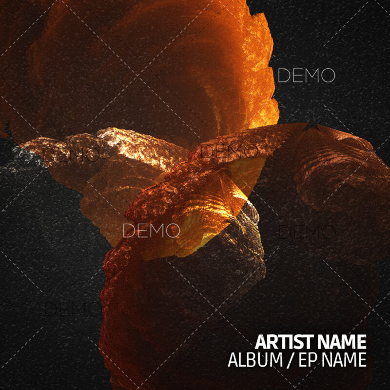 Modern techno cover art design for your new music album
