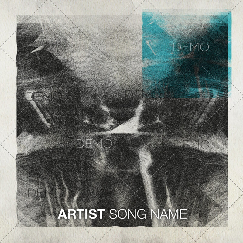 Hard techno album cover artwork for producers