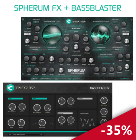 Spherum FX and Bassblaster plugin bundle
